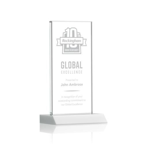 Recognition Awards - Crystal Awards - Bolton Award - White