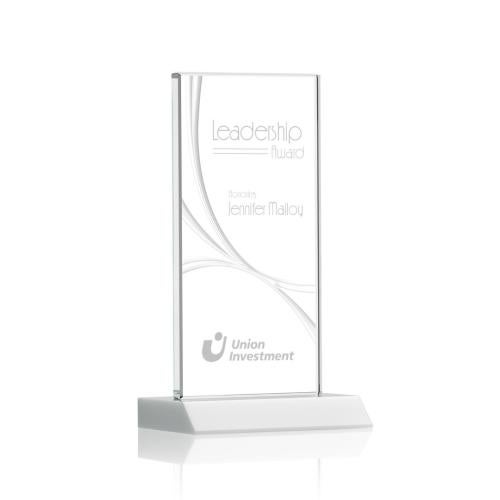 Recognition Awards - Crystal Awards - Keane Liquid Crystal™ Award - White 