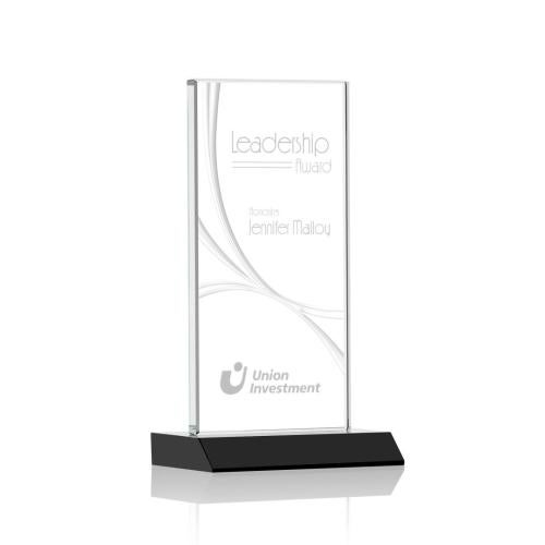 Keane Liquid Crystal™ Award - Black Recognition Awards - Crystal Awards - Keane Liquid Crystal™ Award - Black