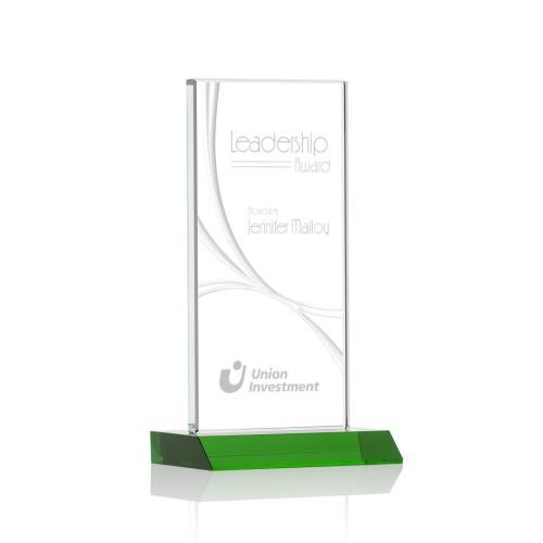 Keane Liquid Crystal™ Award - Green Recognition Awards - Crystal Awards - Keane Liquid Crystal™ Award - Green