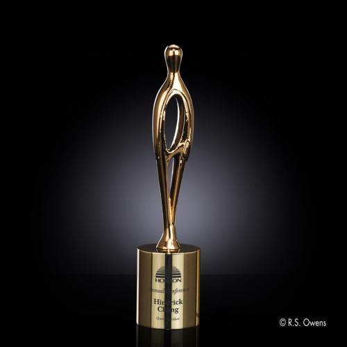 Recognition Awards - Metal Awards - Contemporary Award on Cylinder