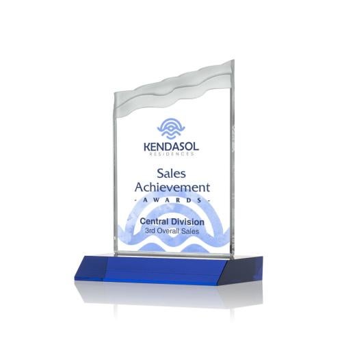 Recognition Awards - Full Color Awards - Oakwood VividPrint™ Award - Blue