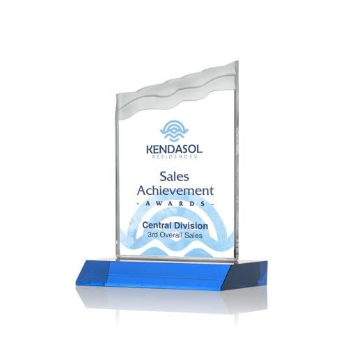 Recognition Awards - Full Color Awards - Oakwood VividPrint™ Award - Sky Blue