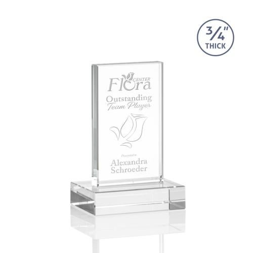 Recognition Awards - Crystal Awards - Hathaway Award - Clear