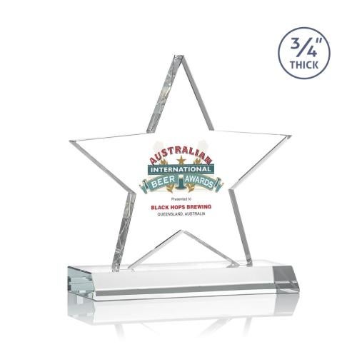 Recognition Awards - Crystal Awards - Chippendale VividPrint™ Award - Clear