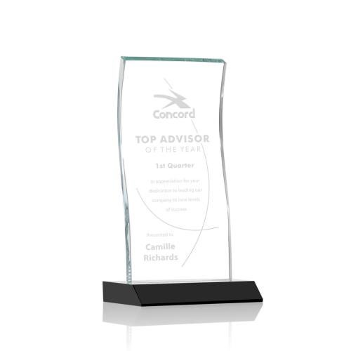 Recognition Awards - Crystal Awards - Edmonton Award - Black