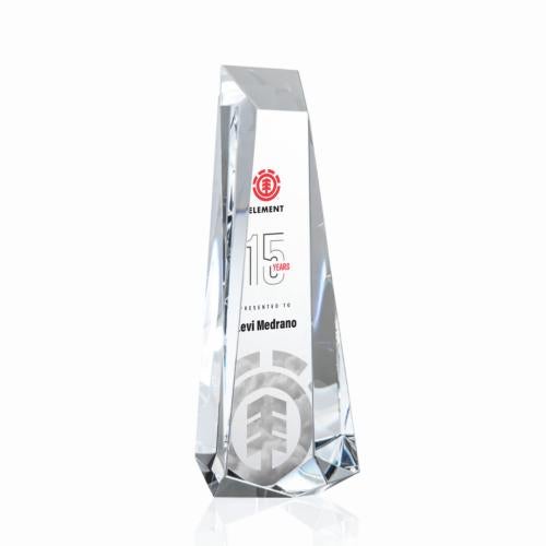 Recognition Awards - Full Color Awards - Rustern Obelisk VividPrint™ Award