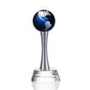 Willshire Globe Award - Blue  Alt Image 1