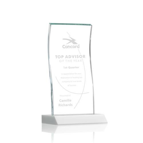 Edmonton Award - White Recognition Awards - Crystal Awards - Edmonton Award - White