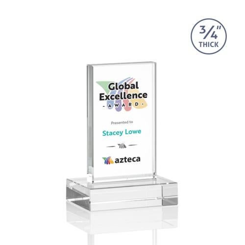 Recognition Awards - Crystal Awards - Holmes VividPrint™ Award - Clear