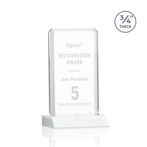 Recognition Awards - Crystal Awards - Southport Award - White 