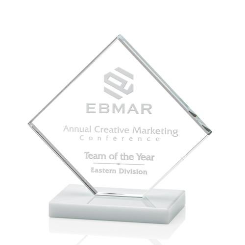 Recognition Awards - Crystal Awards - Wellington Award - White
