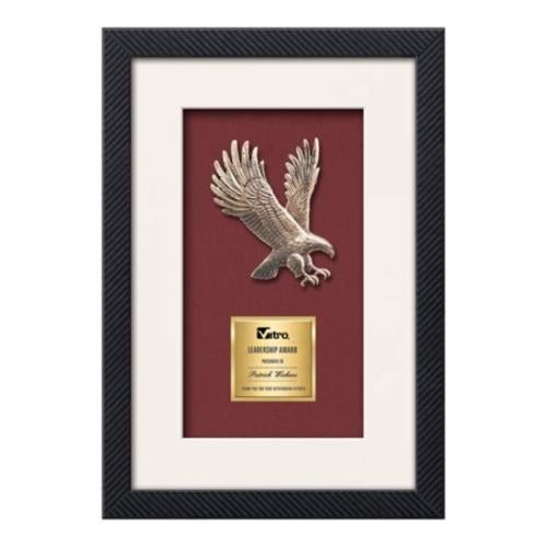 Plaque Awards - Framed Awards & Plaques - Primrose Eagle (S) - Carbon Fiber