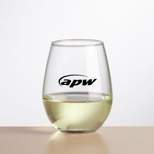 Corporate Gifts - Barware - Wine & Champagne - Wine Glasses - Ossington Stemless Wine - Imprinted