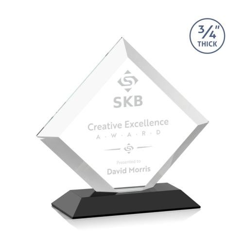 Recognition Awards - Crystal Awards - Belaire Award - Black