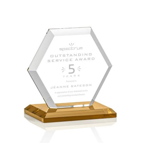 Recognition Awards - Crystal Awards - Barnett Award - Amber