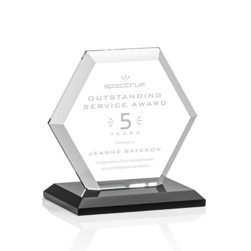 Recognition Awards - Crystal Awards - Barnett Award - Black