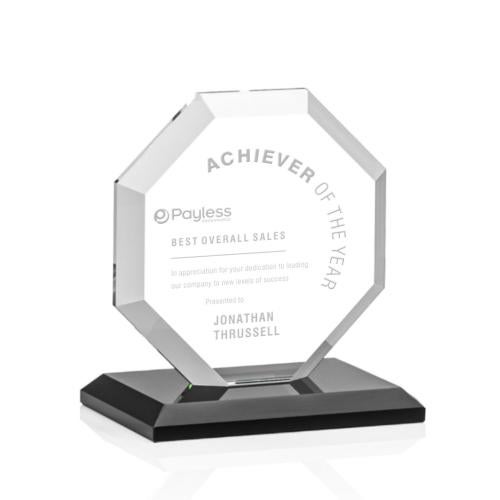 Recognition Awards - Crystal Awards - Leyland Award - Black