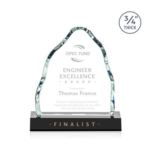 Recognition Awards - Crystal Awards - Dunwich Award - Black