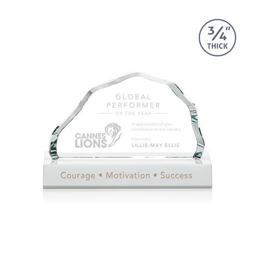 Highbridge Award - White Recognition Awards - Crystal Awards - Highbridge Award - White