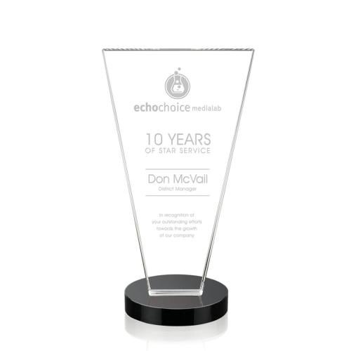 Recognition Awards - Crystal Awards - Burney Award - Black