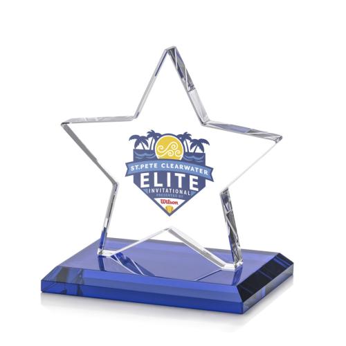 Recognition Awards - Crystal Awards - Sudbury Star VividPrint™ Award - Blue