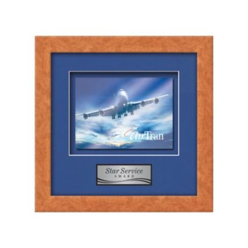 Plaque Awards - Framed Awards & Plaques - Eldridge - Light Walnut