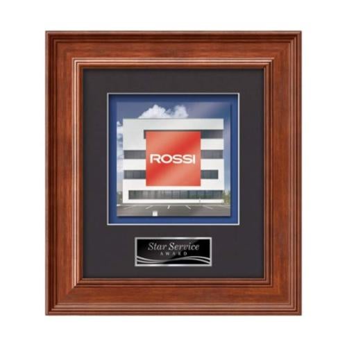 Plaque Awards - Framed Awards & Plaques - Calder - Light Walnut