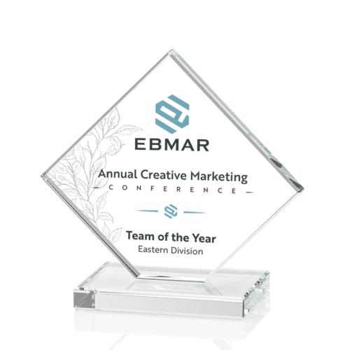 Recognition Awards - Crystal Awards - Wellington VividPrint™ Award - Starfire