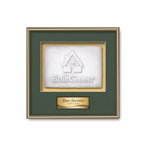Plaque Awards - Framed Awards & Plaques - Fenestra -  Gold