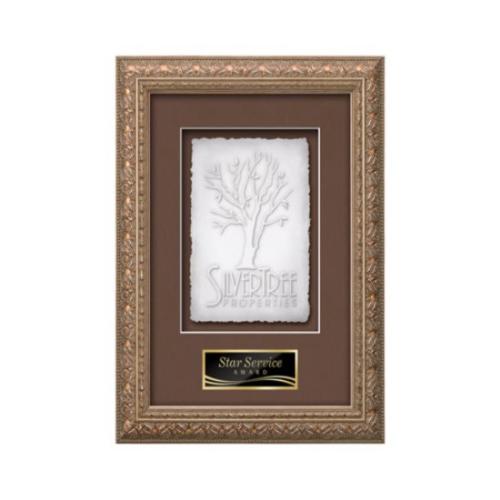Plaque Awards - Framed Awards & Plaques - Romagna -  Antique Silver
