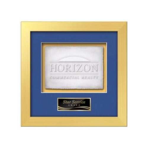 Plaque Awards - Framed Awards & Plaques - Eldridge -  Gold