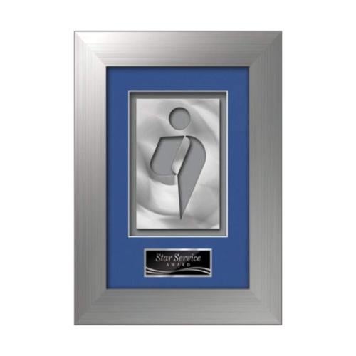 Plaque Awards - Framed Awards & Plaques - Premier Aquashape™ Award - Silver