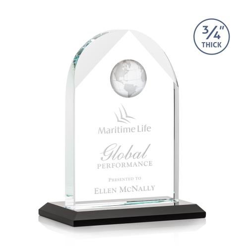 Recognition Awards - Crystal Awards - Blake Globe Award - Black