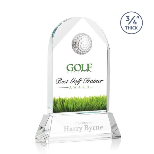 Recognition Awards - Crystal Awards - Blake Golf on Newhaven VividPrint™ Award - Starfire