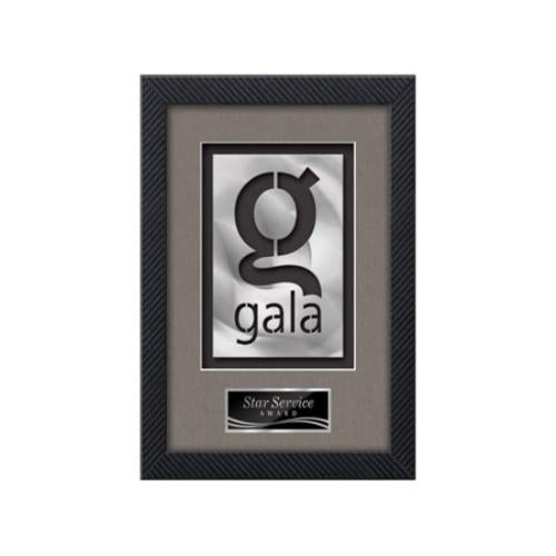 Plaque Awards - Framed Awards & Plaques - Primrose Aquashape™ Award - Carbon Fiber