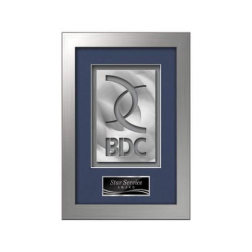 Plaque Awards - Framed Awards & Plaques - Eldridge Aquashape™ Award - Silver