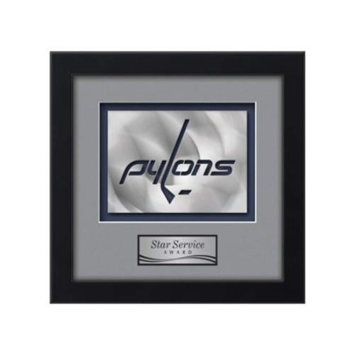 Plaque Awards - Framed Awards & Plaques - Eldridge Aquashape™ Award - Satin Black