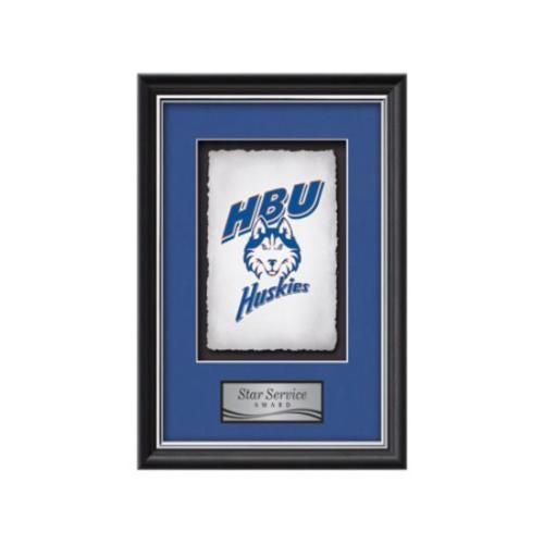Plaque Awards - Framed Awards & Plaques - Baron -  Black/Silver