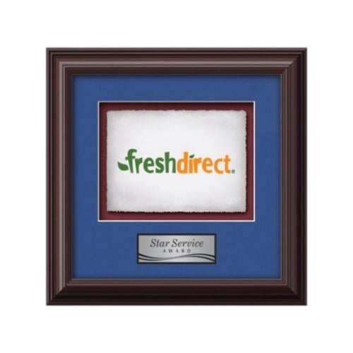 Plaque Awards - Framed Awards & Plaques - Monarch -  Mahogany