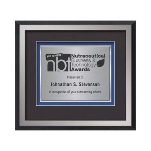 Plaque Awards - Framed Awards & Plaques - Jasper Certificate TexEtch - Silver