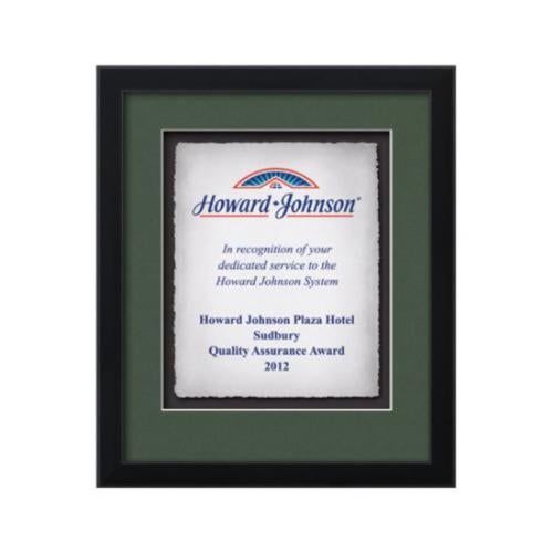 Plaque Awards - Framed Awards & Plaques - Primrose -  Black