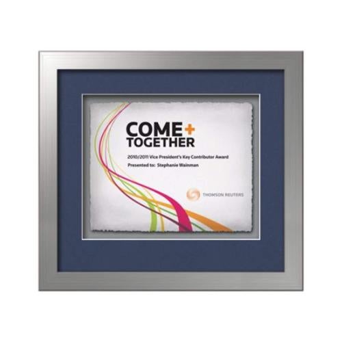 Plaque Awards - Framed Awards & Plaques - Eldridge -  Silver
