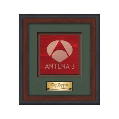 Plaque Awards - Framed Awards & Plaques - Jasper -  Dark Walnut