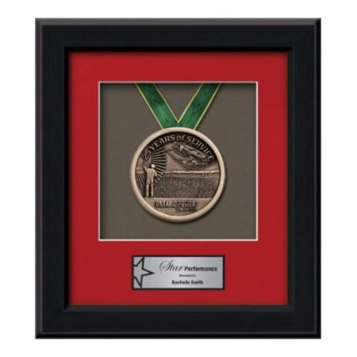Plaque Awards - Framed Awards & Plaques - Myriad Medallion - Black