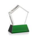 Genosee VividPrint&trade; Award on Base - Green Alt Image 1