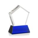 Genosee VividPrint&trade; Award on Base - Blue Alt Image 1