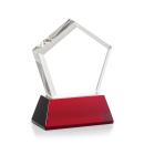 Genosee VividPrint&trade; Award on Base - Red Alt Image 1