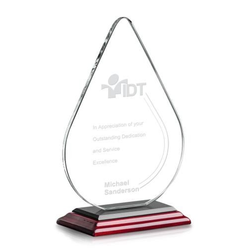 Recognition Awards - Crystal Awards - Glenhazel Award - Rosewood
