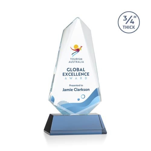 Recognition Awards - Crystal Awards - Sheridan VividPrint™ Award on Newhaven - Sky Blue